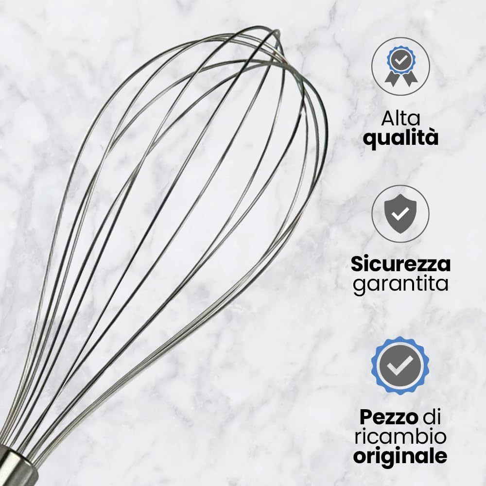 Anakel Home Fruste Frullatore di Ricambio BR64189652 Compatibili con Frullatore Minipimer Braun MR6500M | Aste di metallo, 200 x 4 mm