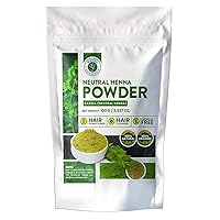 Vista 11 de Tinte de pelo de henna natural, polvo de henna 100% puro para el crecimiento del cabello orgánico (Marrón medio, 100 g + 50 g gratis)