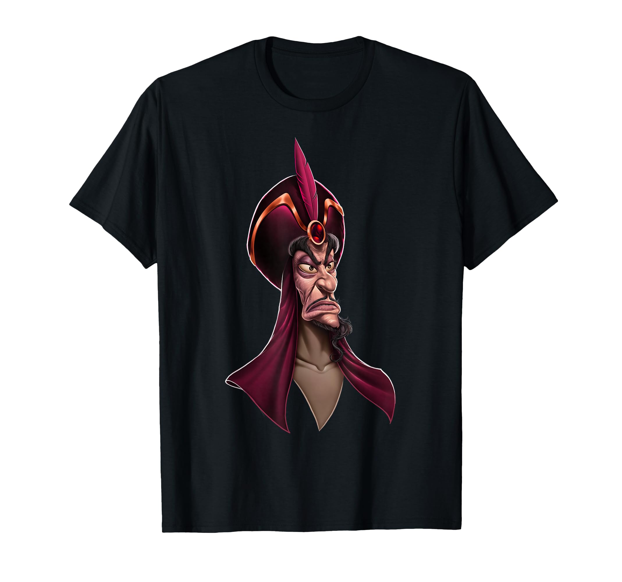 Disney Aladdin Jafar Up Close Portrait Graphic T-Shirt T-Shirt