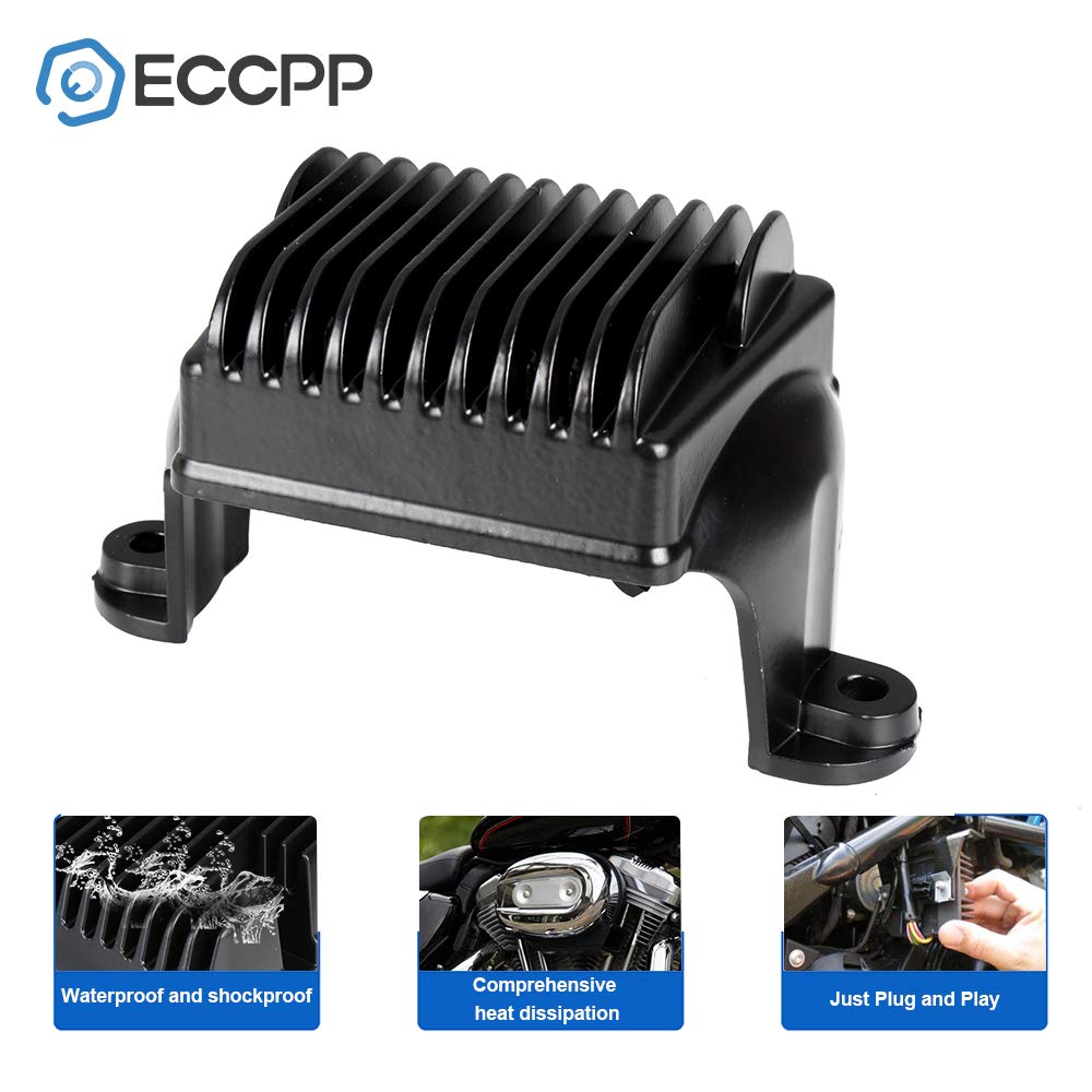 Voltage Regulator Rectifier For Harley-Davidson Road Glide & Street Glide 2007-2008 — TCMT Black Aluminum