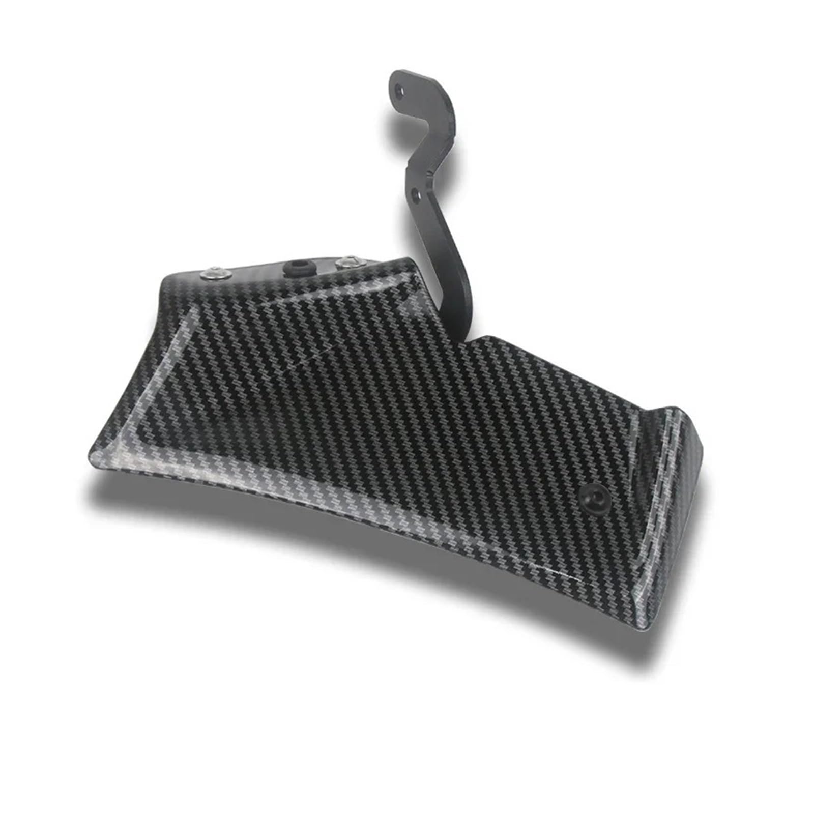 Winglet Aileron pour MT-10 pour MT10 pour MT 10 SP 2022-2024 Aileron Avant Moto Sport Downforce Spoilers Avant Nus Déflecteur Aérodynamique Spoilers Moto(Bright Black)