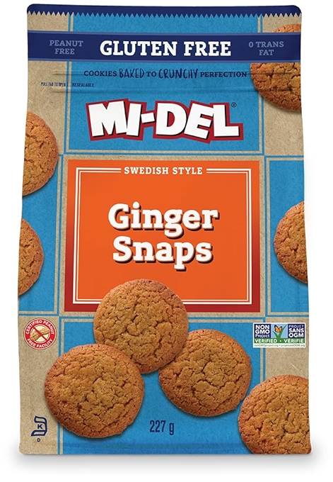 MI-DEL Gluten-Free Ginger Snap Cookies