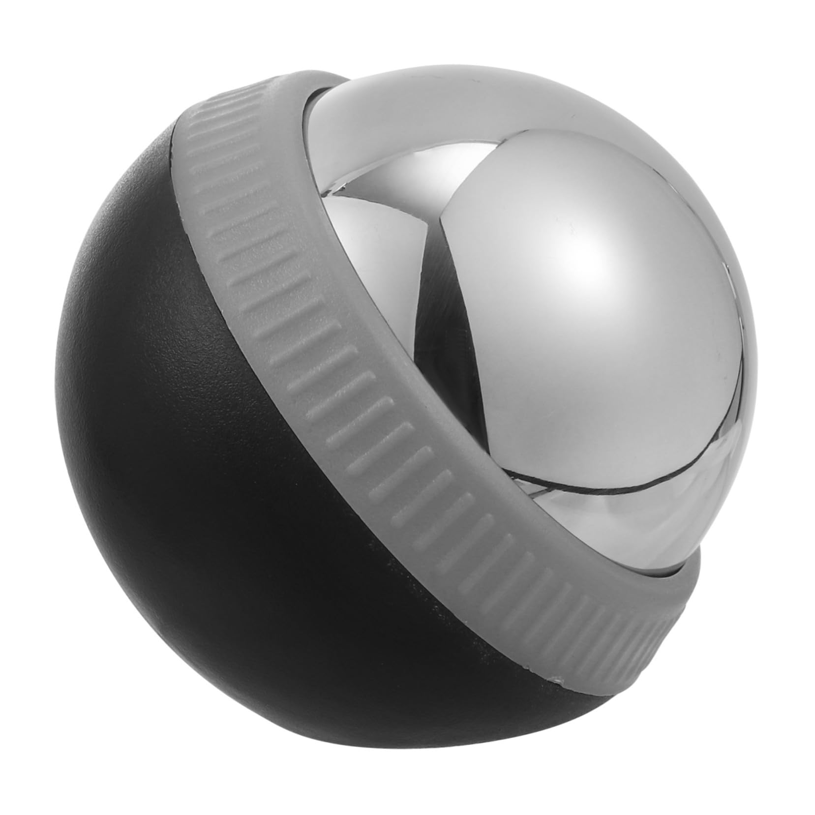 1 Stück Edelstahl Massageball Schwarz mit Aufbewahrungstasche