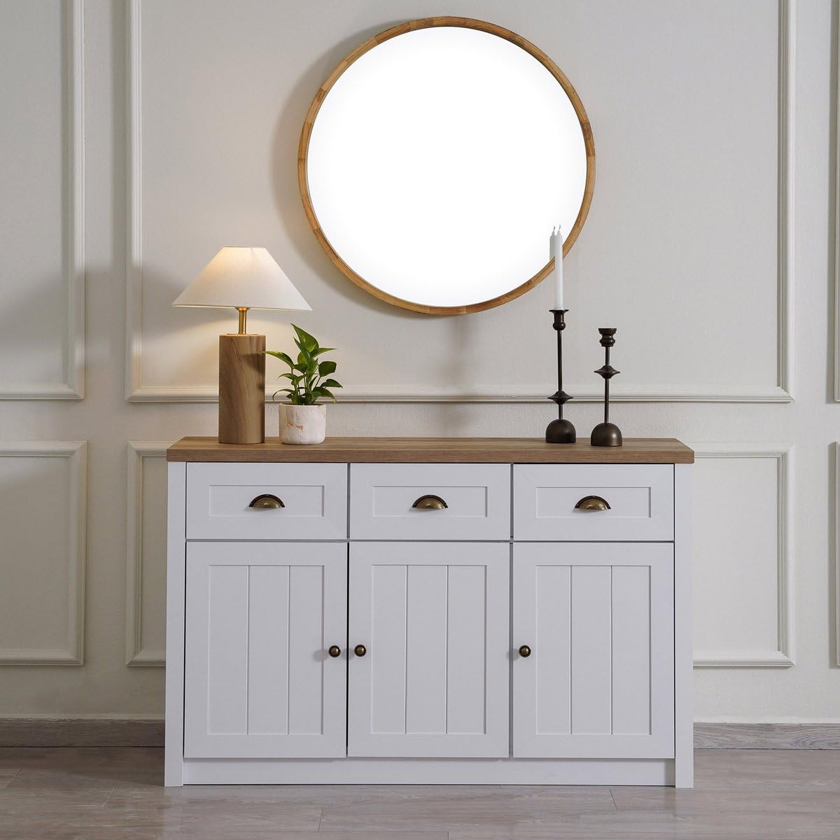 Pan Home Almada Sideboard White