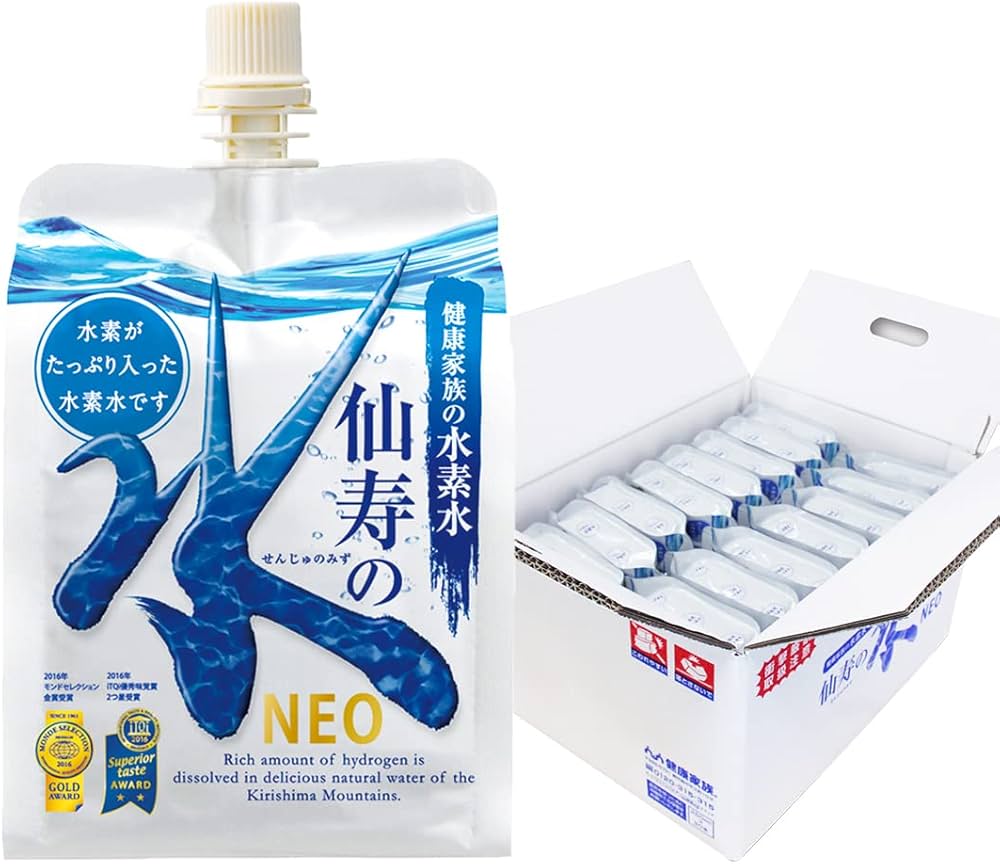 Amazon.co.jp: 健康家族 高濃度ナノ水素水 仙寿の水NEO 250ml×30本 高