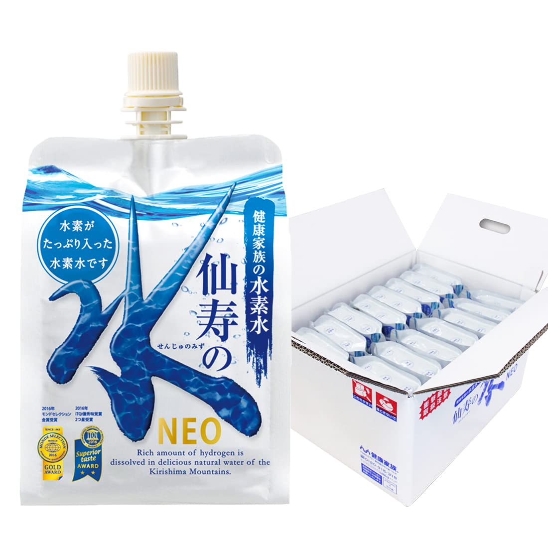 Amazon.co.jp: 健康家族 高濃度ナノ水素水 仙寿の水NEO (250ml