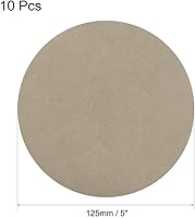 Vista 2 de uxcell Discos de lijado en seco y húmedo de 5 pulgadas, disco de lijado de gancho y bucle de grano 10000, papel de lija de carburo de silicio, 10