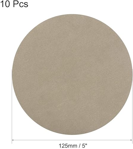 Miniatura 2 de uxcell Discos de lijado en seco y húmedo de 5 pulgadas, disco de lijado de gancho y bucle de grano 10000, papel de lija de carburo de silicio, 10