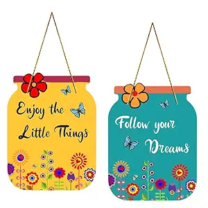 Motivational Decorative Wooden Wall Hanging for Living Room Decoration | Bedroom | Office | Gift | Home Decor | Inspirational Quote Or Message | Entrance Decor | Kids Room | (WH3201)