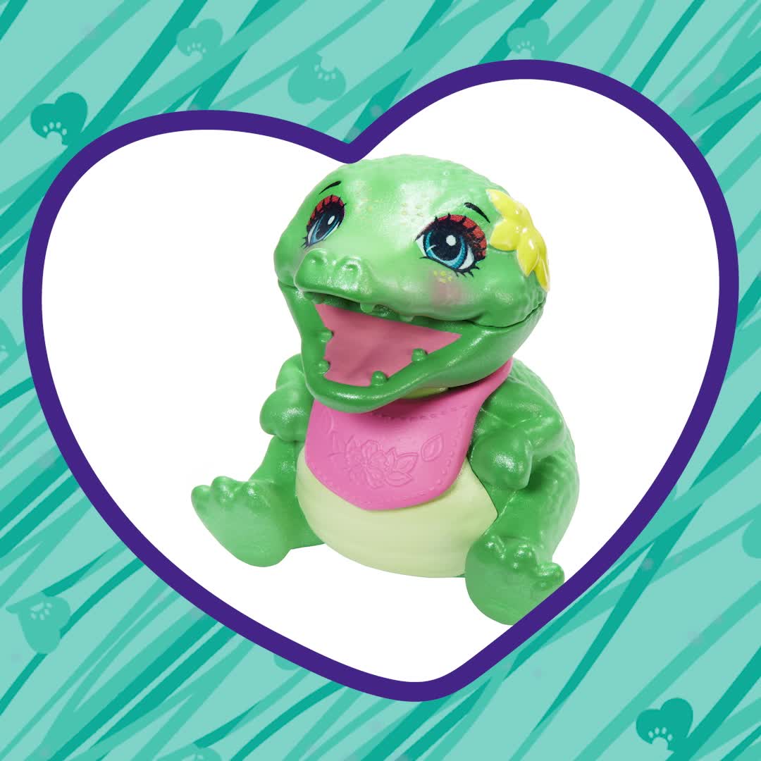 Enchantimals Zahnarztpraxis Spielset mit Andie Alligator-Puppe (15 cm), Tierfigur und über 10 Zubehörteilen – Bild 8