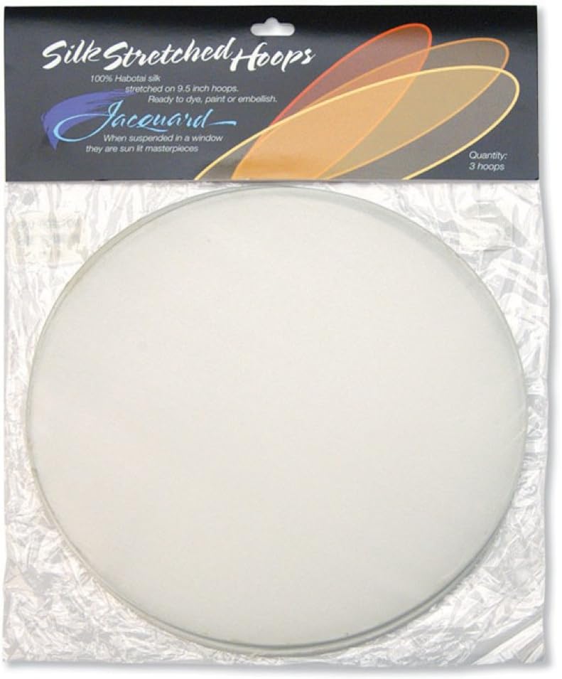 Jacquard Stretched Silk Hoops 3 Pack