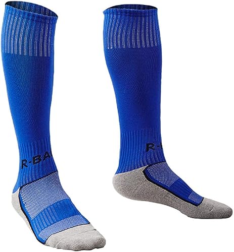 Calcetines de fútbol para niños, jóvenes y adultos (1345 pares) calcetines largos hasta la rodilla para deportes de equipo