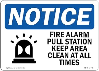 OSHA Notice Sign - Fire Alarm Pull Station Keep
