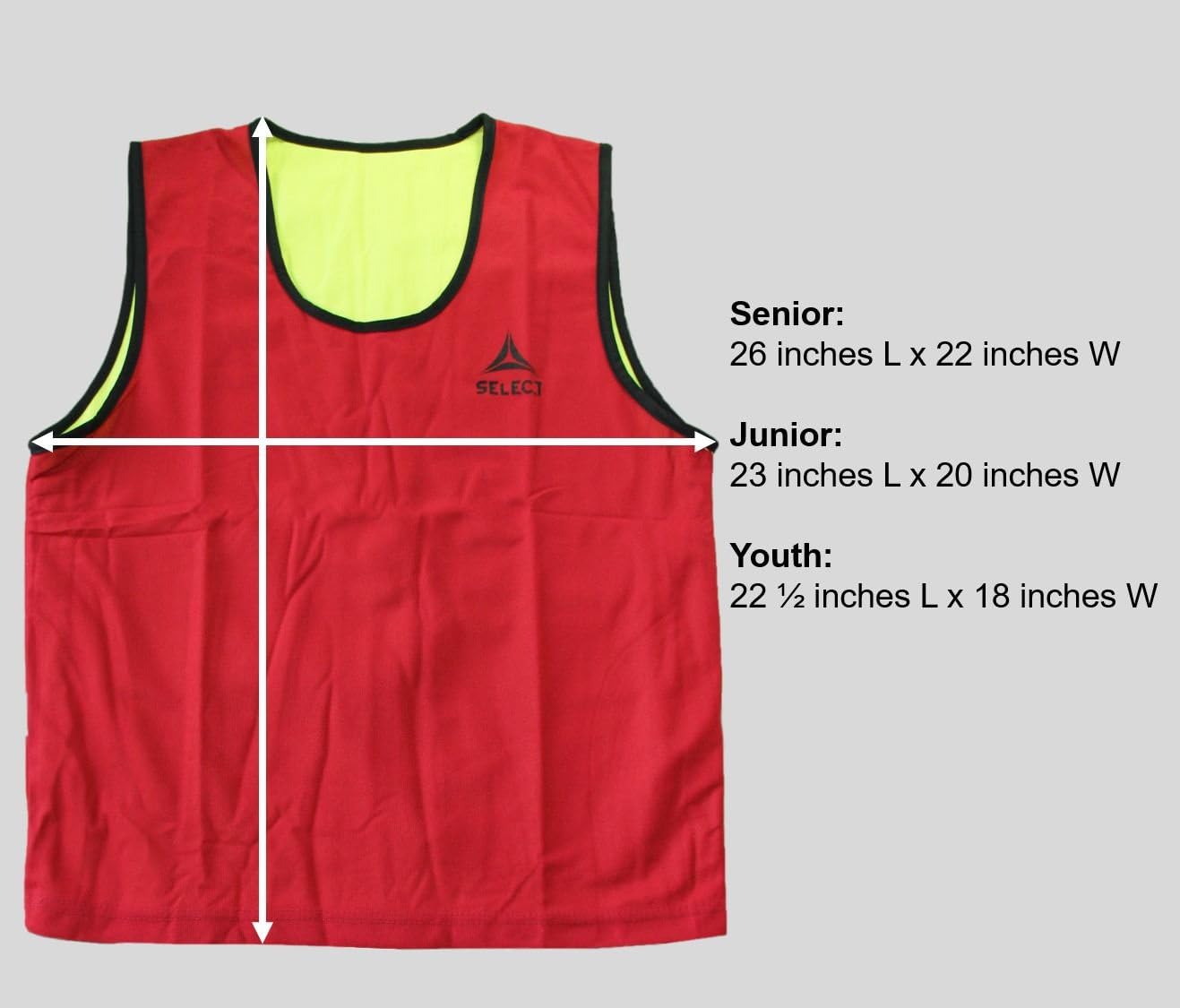 Select Reversible Training Vest (Pack 12)