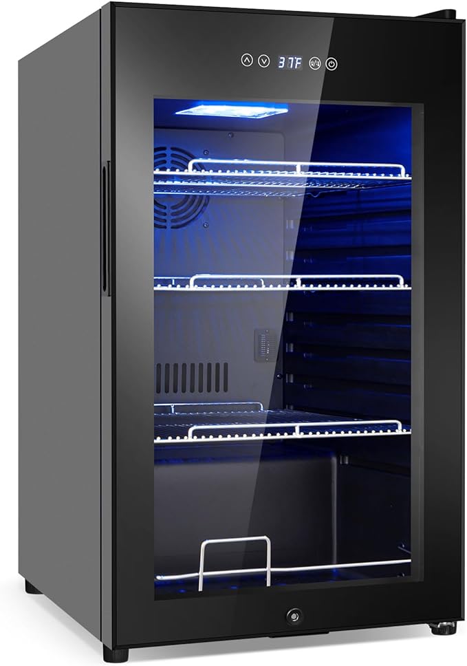Beverage Refrigerator 17 inch Wide 126 Can Beverage