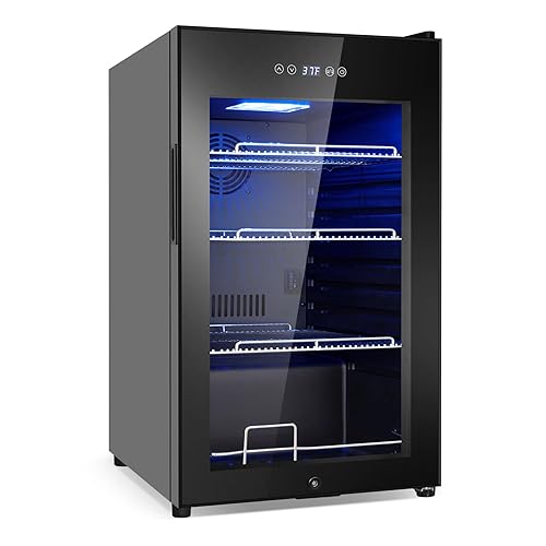 Beverage Refrigerator 17 inch Wide - 126 Can Beverage Cooler