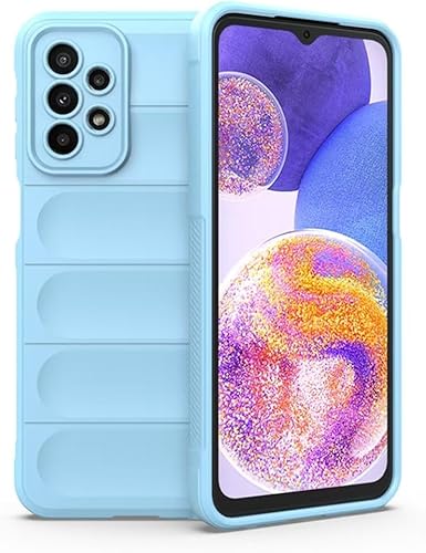 Aikukiki Funda para Galaxy A32 5G, lujosa funda de silicona suave y resistente a prueba de golpes con patrón de rayas 3D para Samsung Galaxy A32 5G,