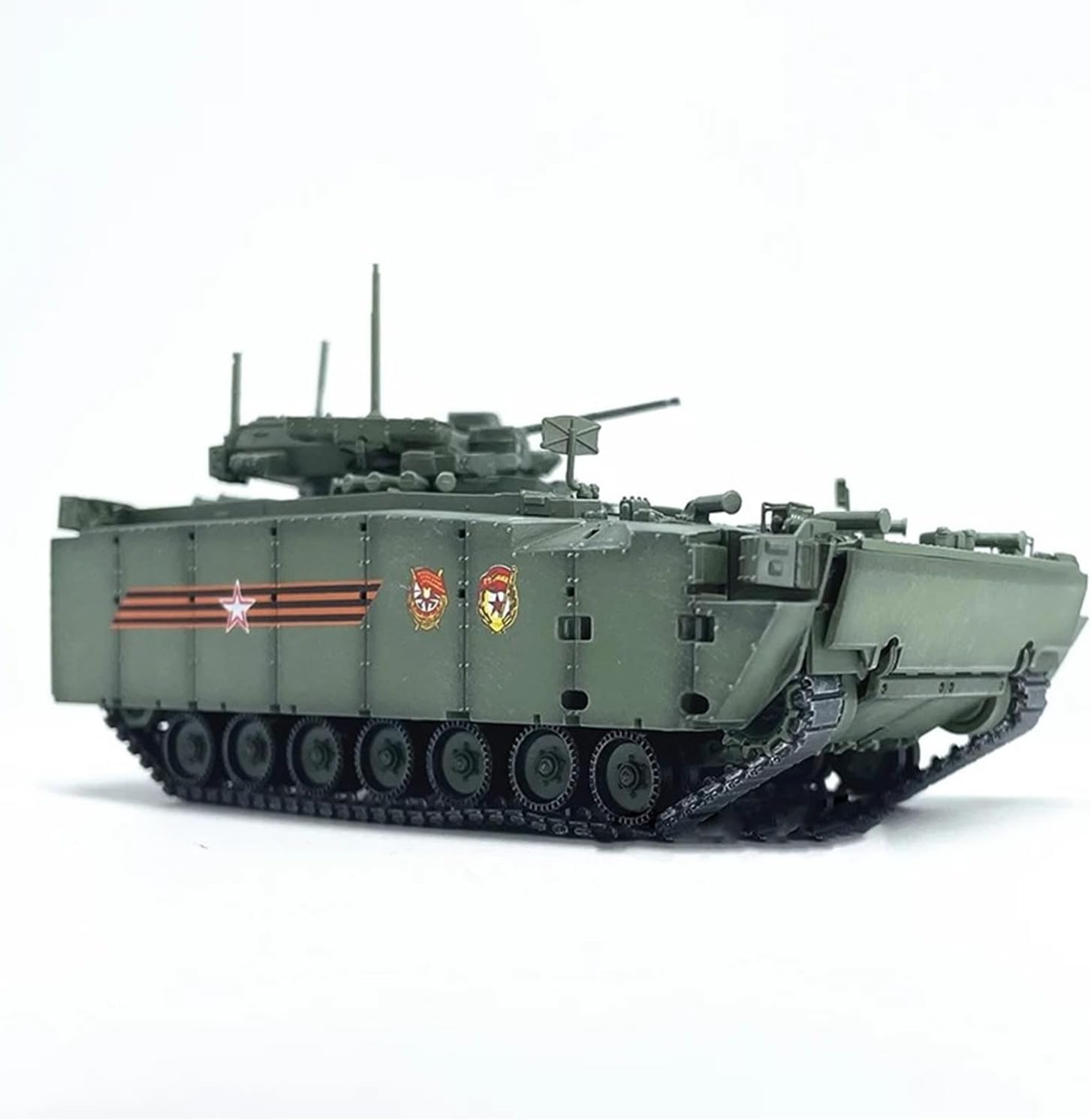 スケールモデル 1:72スケール ロシア クルガン25 歩兵戦車 モデルキット スタティックダイキャスト コレクター向け装飾品 ダイ