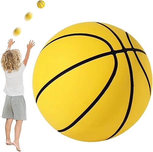 Mini pelota de baloncesto de juguete deportivo de alto rebote, baloncesto pequeño y duradero para jugar en interiores de niños, ideal para niños,
