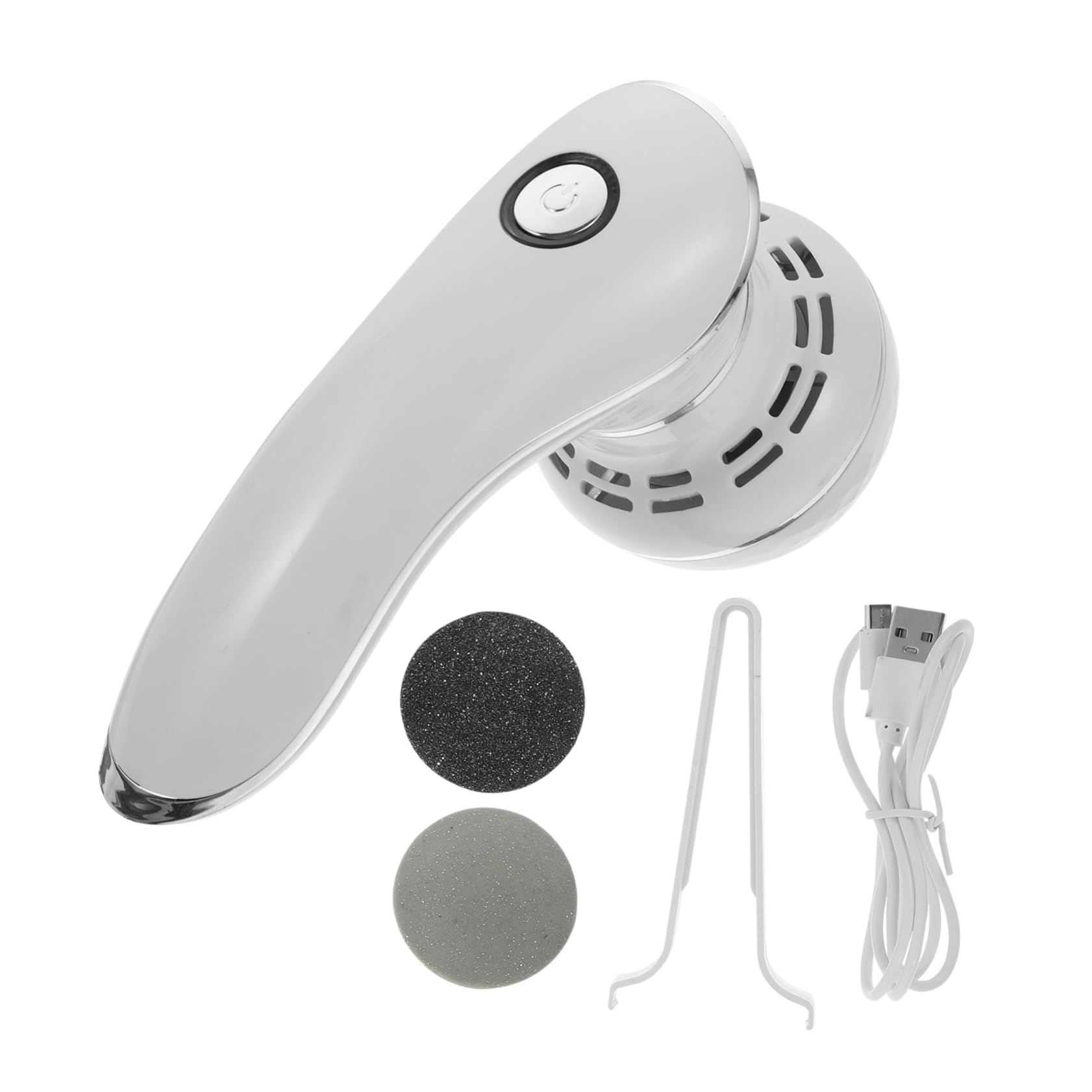 OUNONA 1Set Rechargeable Electric Foot Remover Feet Exfoliating Scrub Machine for Dead Skin and Removal Portable USB Charging Lightweight Design Present