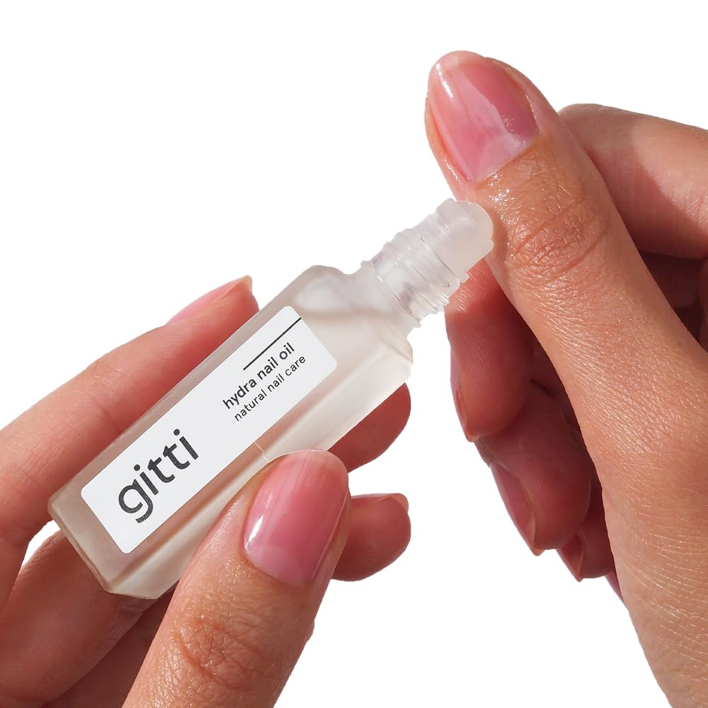 gitti Hydra Nail and Cuticle Oil Roll-On, Vegan, 0.24 Fl Oz