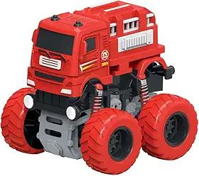 Carrinho de Fricção Bombeiro 4x4 Maluco, DM Toys