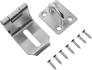 KONTONTY 1 Set 3 90 Buckle Heavy Duty Padlock Plastic Hasp Door Clasp Gate Lock Door Buckle Hasp 90 Degree Hasp Lock Stainless Steel Door Clasp 90 Degree Door Clasp Stainless Steel Decorate