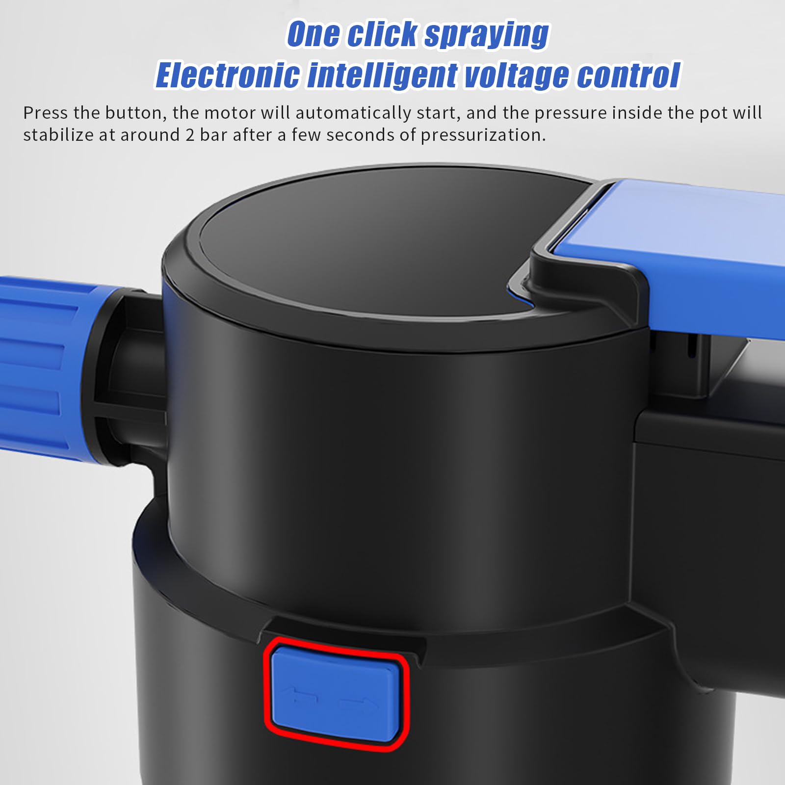 Elektryczny opryskiwacz do pianki samochodowej 1,5 l, zasilany baterią, do mycia samochodu, z akumulatorem USB, bezprzewodowy generator pianki z pompką (A)