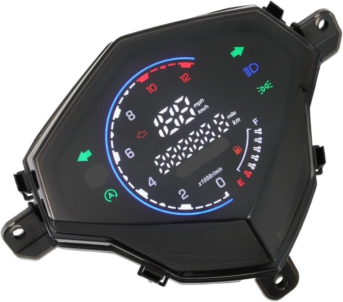 Dual Odometer Gauge Motorcycle Instrument Digital Tachometer Odometer LED Instrument Assembly for Mio 110 125 for MIO i125 for M3