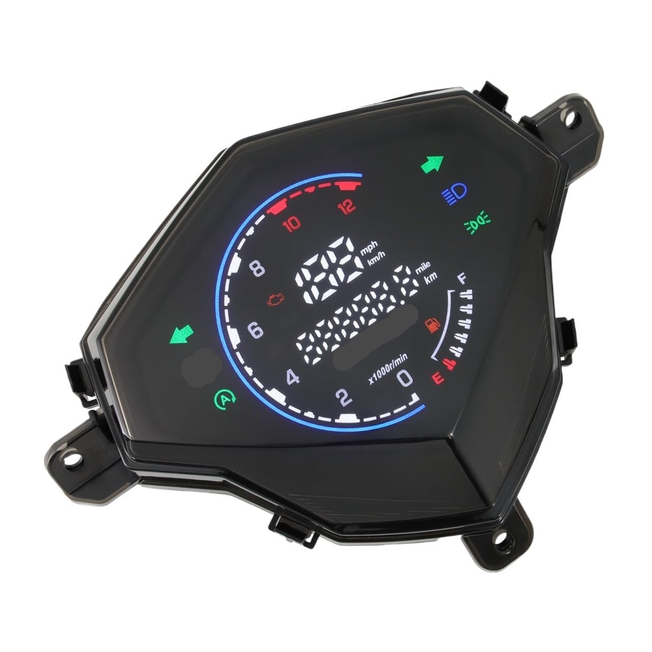 Contachilometri digitale Strumento per moto Tachimetro digitale Contachilometri Gruppo strumenti a LED per Mio 110 125 Per MIO i125 Per M3