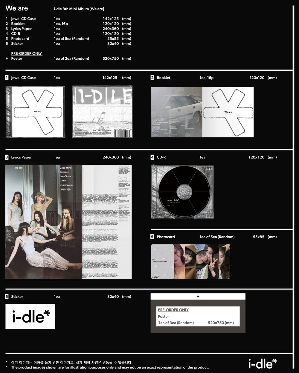 Amazon.com: i-dle - 8th Mini Album [We are] Special Jewel