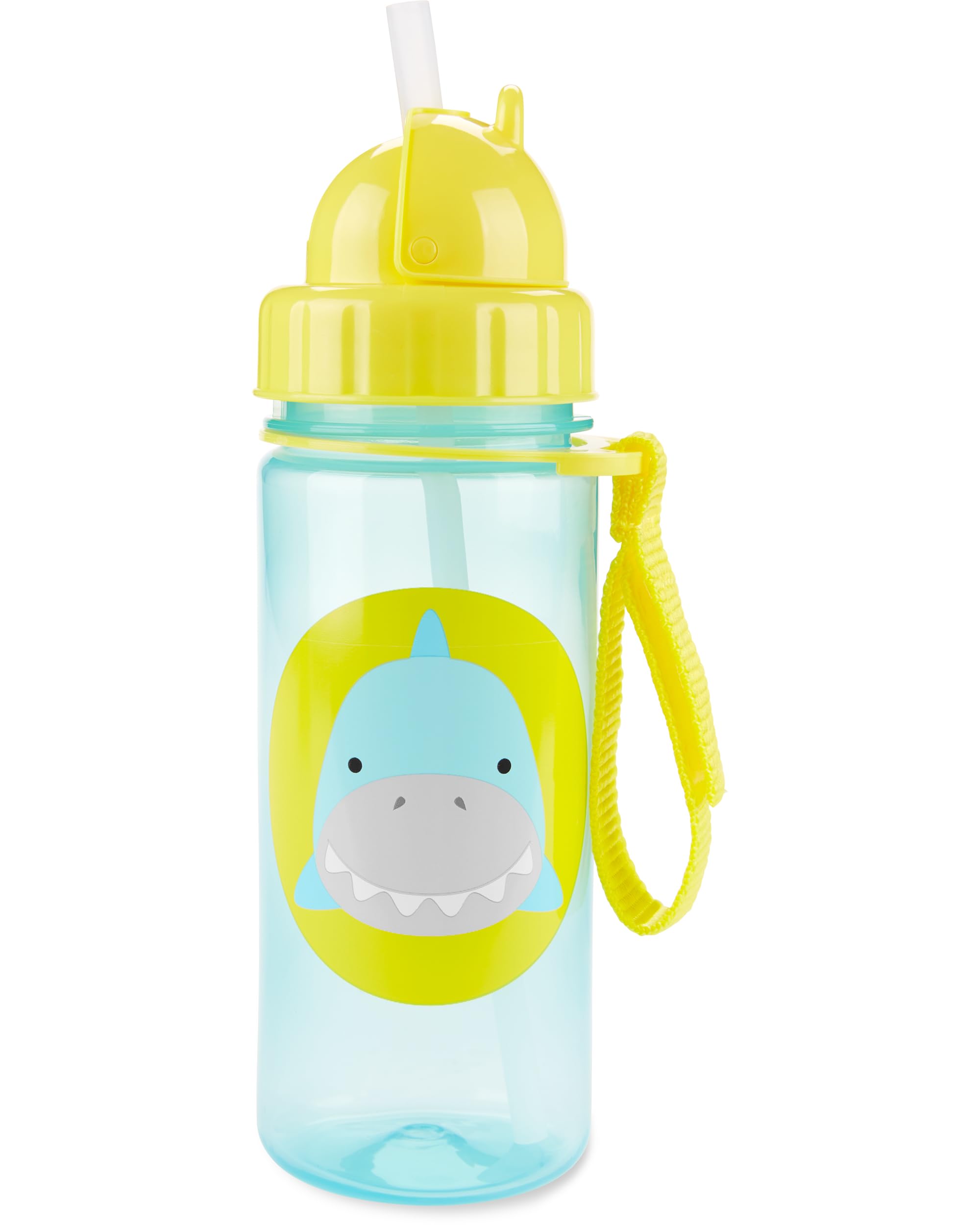 Zoo Straw Bottle Polypropylene - Shark (18 Months to 36 Months)