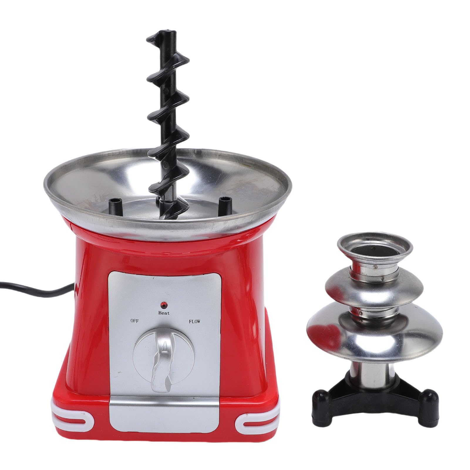 Electric Chocolate Fountain Stainless Steel 3 Tier Chocolate Fondue for Party (US Plug 110V)
