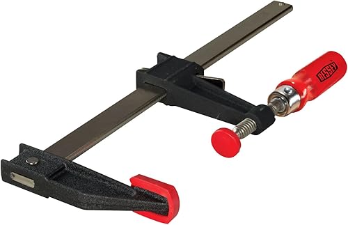 Vista 3 de Bessey GSCC2.518 - Abrazaderas de barra estilo embrague – 18 en 600 lb – Abrazaderas de carpintería con mango ergonómico, almohadillas que no se