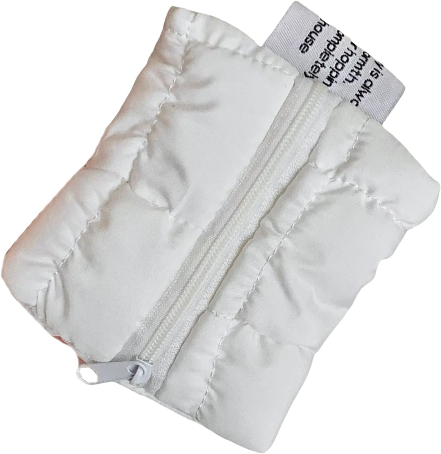 Portable Card Holder with Zippers Coin Purse Quilted Small Wallet Daily Essential Change Pocket for Everyday Use - Image 5