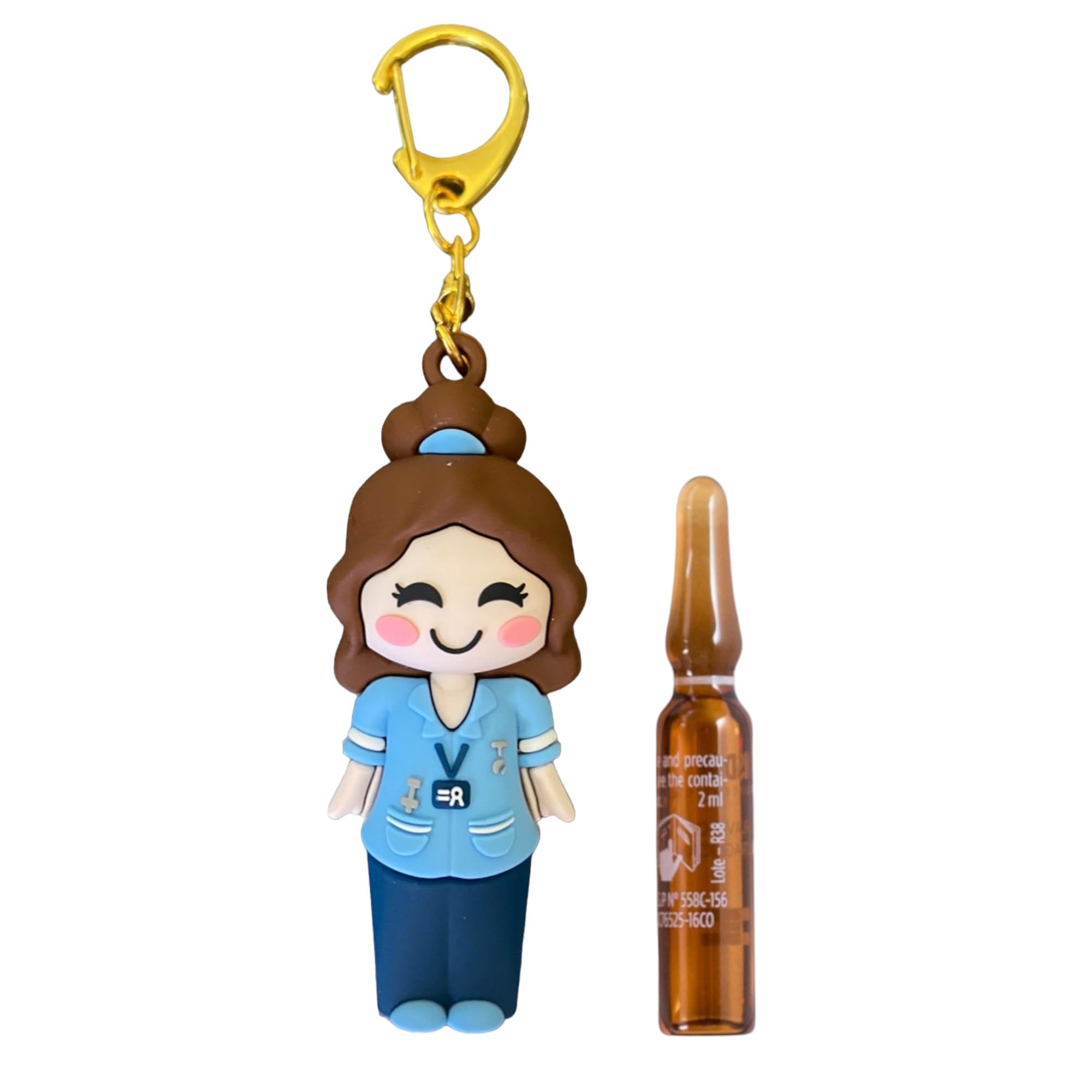 Nodlang Women's Brunette Nhs Band 5 Ampoule Breaker: Practical Keyring For Careful Professionals (Model A01)