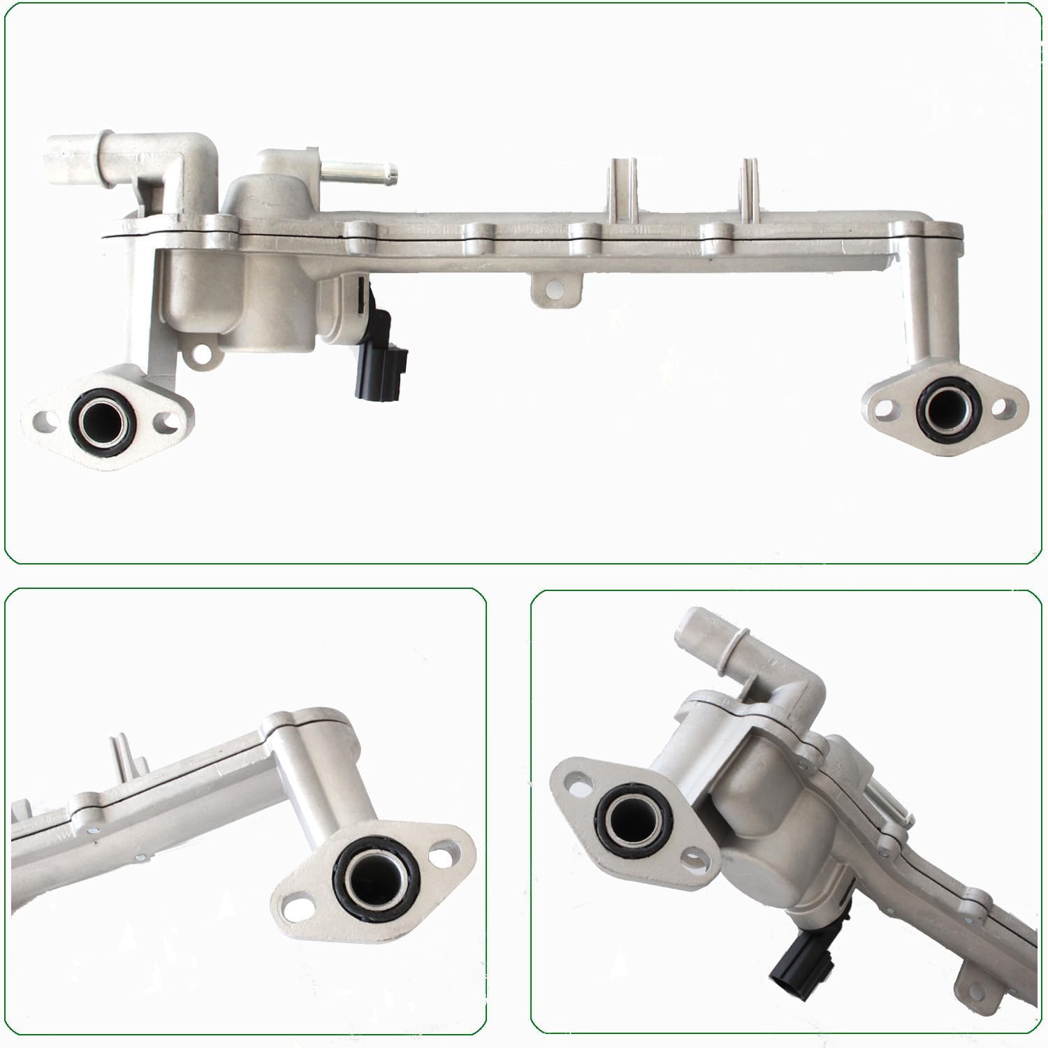 Aluminum Heater Manifold Coolant Tube With Sensors Fit for Land Rover LR4 Range Rover Range Rover Sport V8 5.0L 2010-2020 Replaces LR109402 LR018273