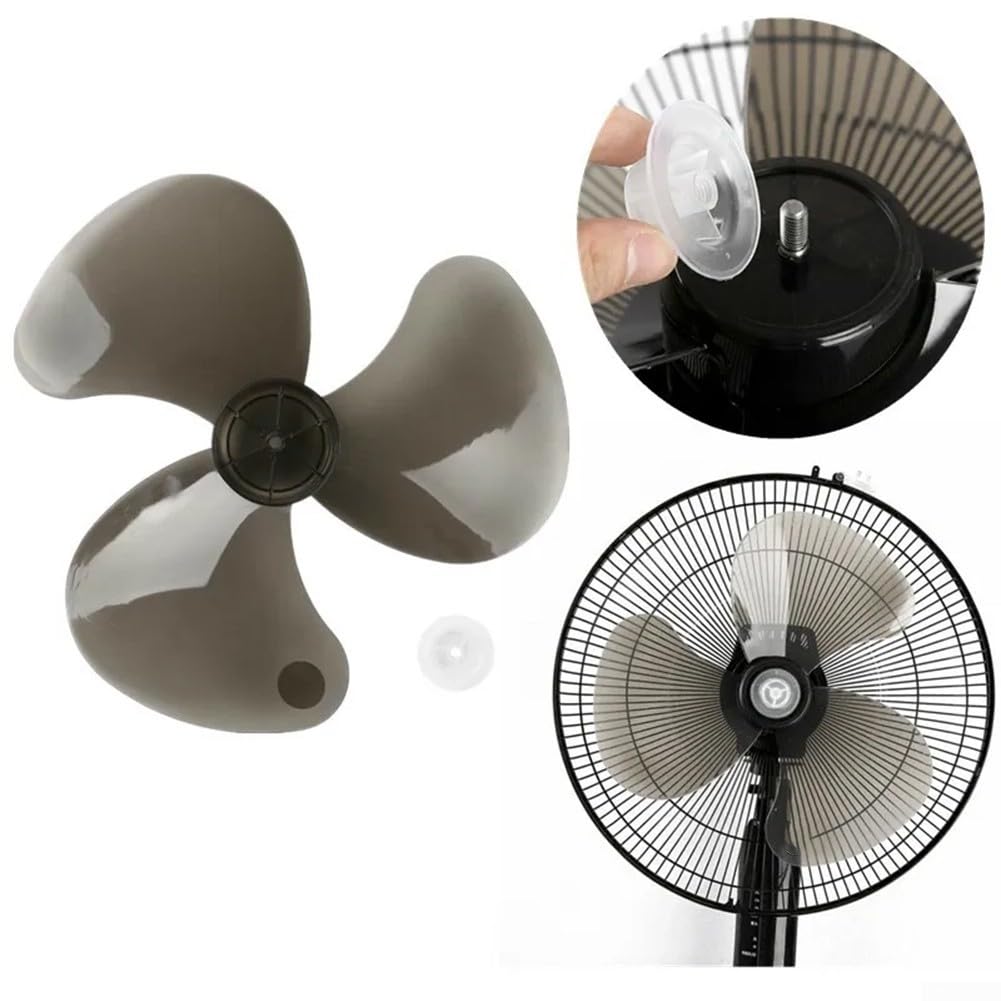 Ventola silenziosa da 40,6 cm con copertura a dado, ventola di ricambio per ventilatore da tavolo da tavolo, fornisce un flusso d'aria efficiente (ventilatore)