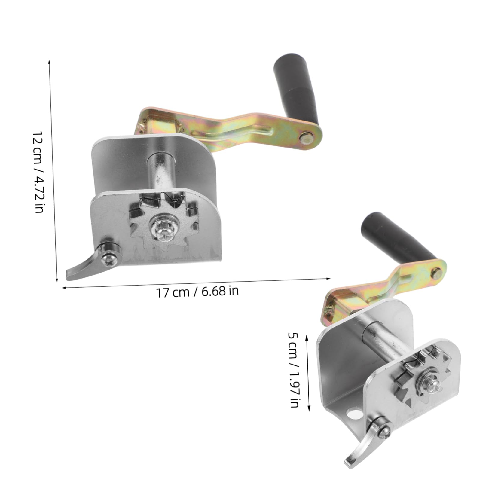 Hemoton Volleyball Net Tensioning Winch Hand Crank Tensioner for Badminton Rack Sturdy Metal Construction Portable Design