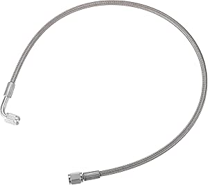 Unique Bargains Ligne D'Alimentation D'Huile Turbo AN3 90 Degrés à Droite Tuyau 40 Pieds Télécommande Turbocompresseur Universel Pour Voiture