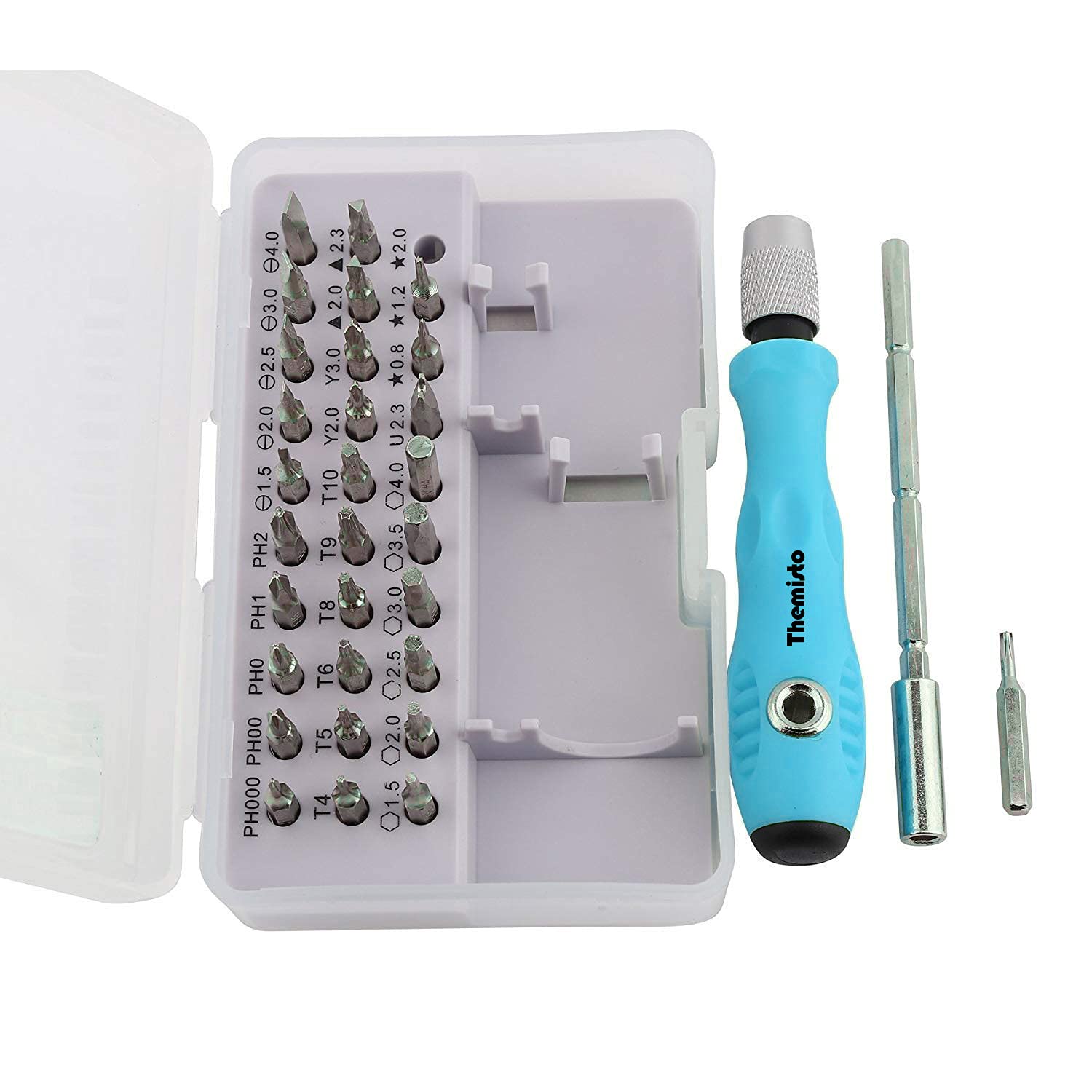 THEMISTO - built with passion AP-IS11A082 Mini Screwdriver Bits Set With Magnetic Flexible Extension Rod - Multicolour, 32 In 1 Pcs, Mini (B08XB46J3B) Amazon Price History, Amazon Price Tracker