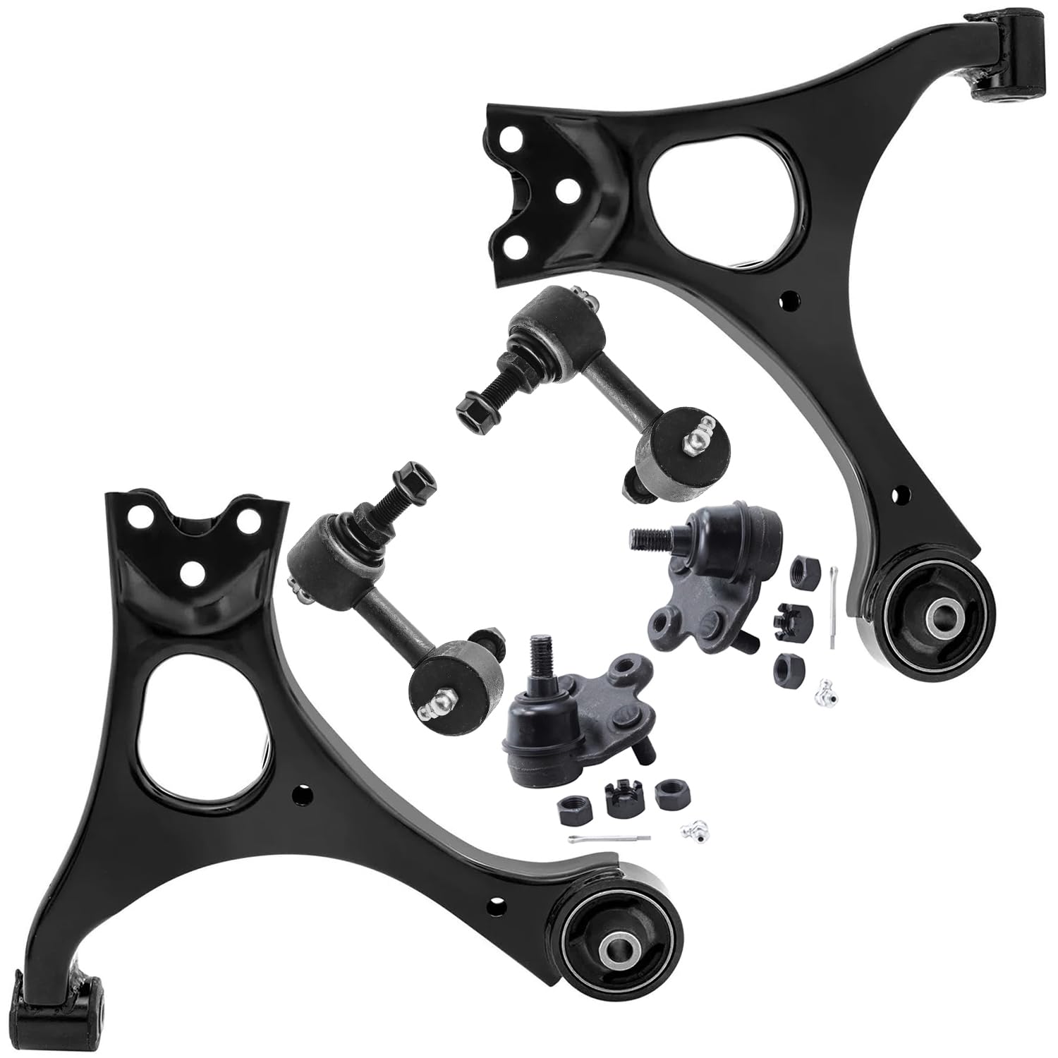 Detroit Axle - Front 6pc Suspension Kit for 06-11 Honda Civic Acura CSX