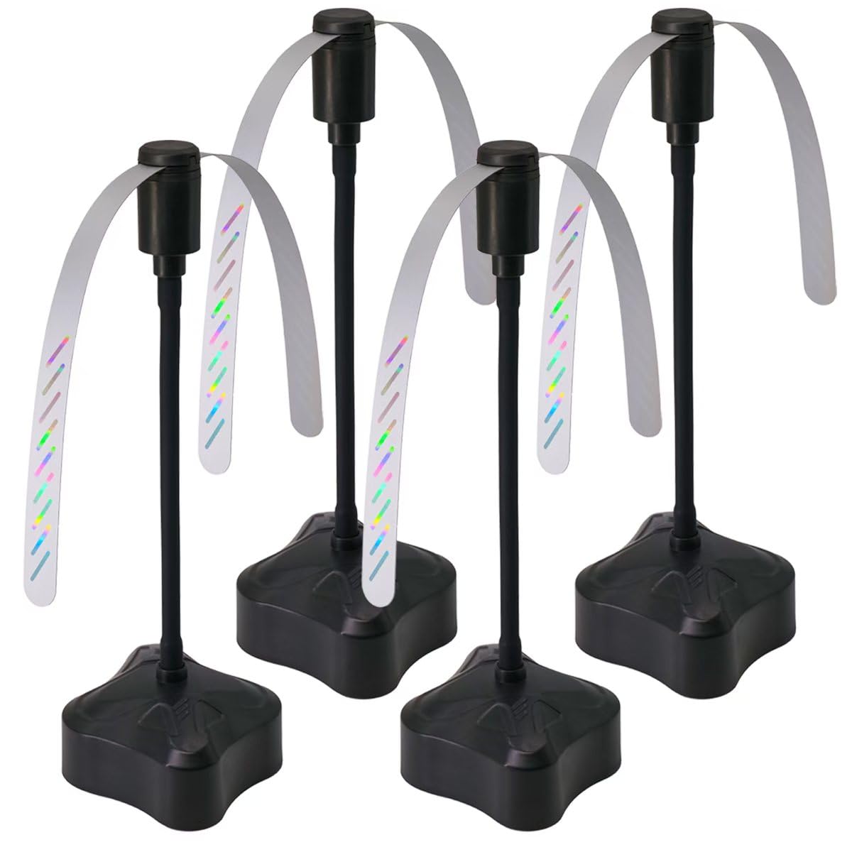Panngu 4 Paquetes de protección silenciosa del Ventilador antimosquitos 360 °, Adecuado para mesas, barbacoas y Plegables al Aire Libre