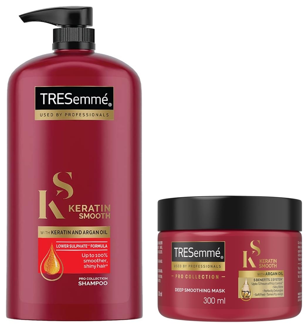 Tresemme Keratin Mask, 300 Ml + Keratin Smooth Shampoo, 1 Ltr-picture-30