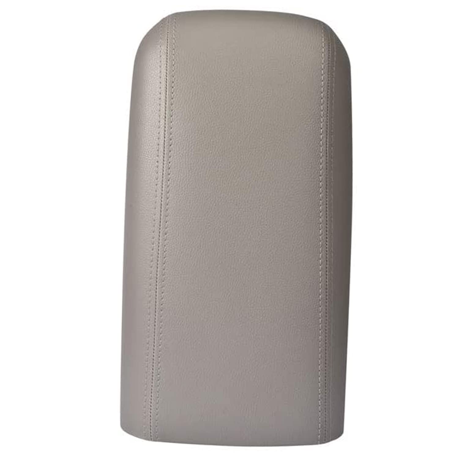 GJAUTOPARTS 25998847 Center Console Lid Armrest Cover Kit with Latch Bumpers Compatible with Chevy Trailblazer GMC Envoy 25998844 25998838 Gray