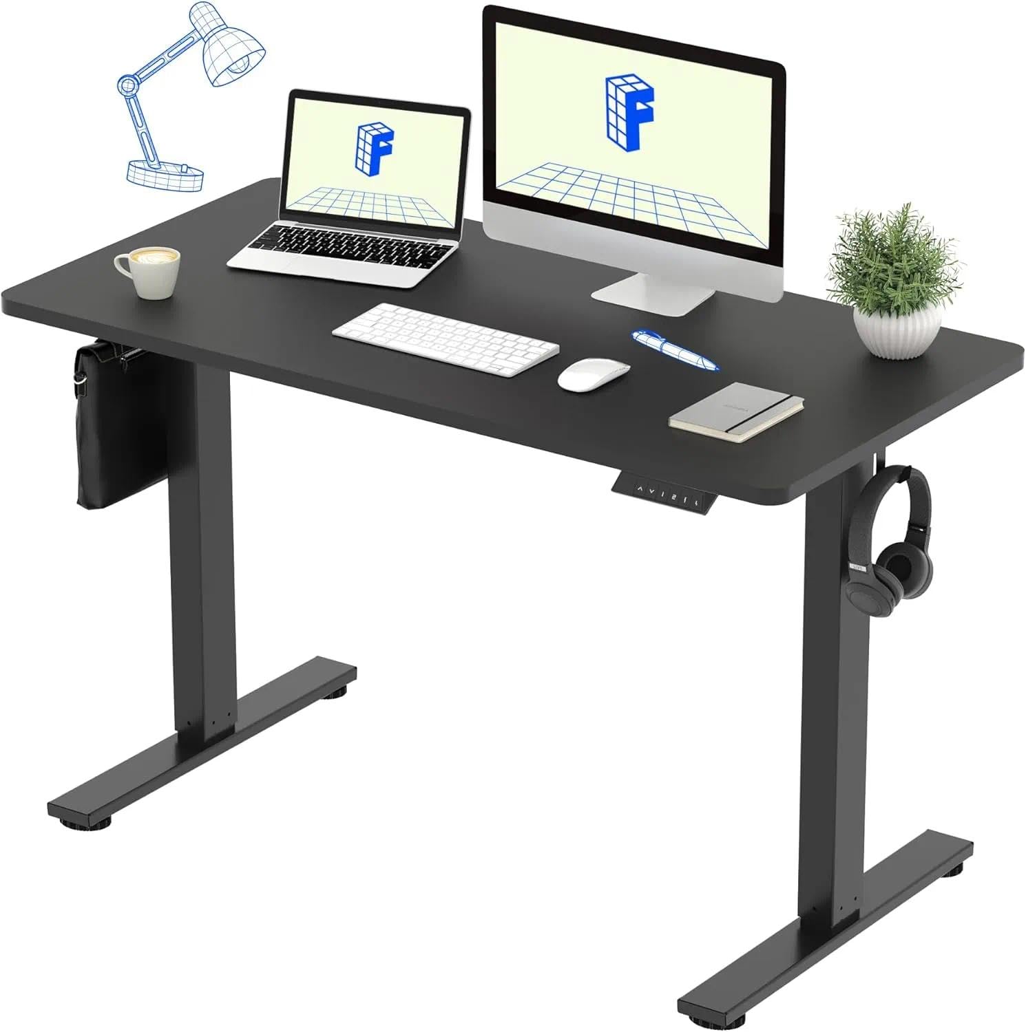 FLEXISPOT 電動式スタンディングデスク(幅120×奥行60,メモリー機能付き) Amazon | FLEXISPOT スタンディングデスクEF1 (幅120×奥行60,メモリー