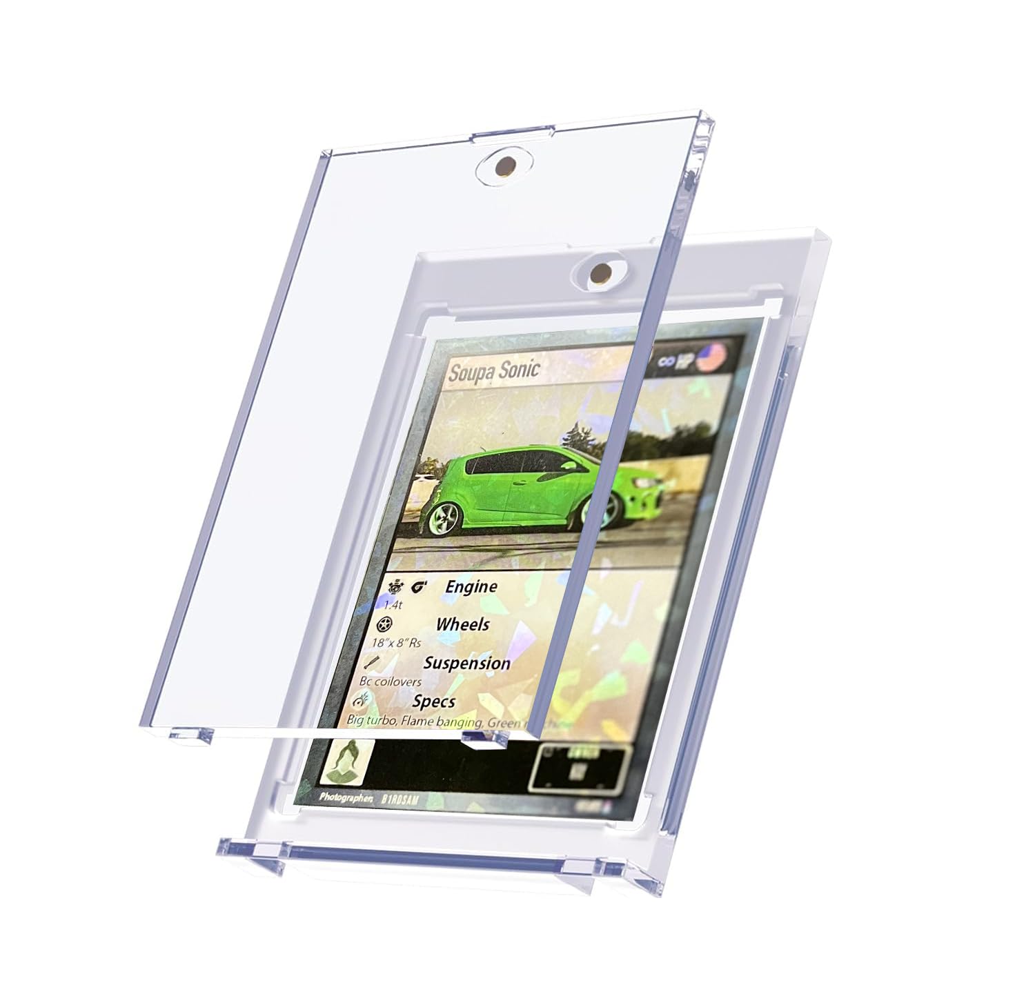 Amazon.com: Custom Holographic Trading Cards, Custom Trading Card, Personalized  Trading Cards for Cars, Car Portrait Memorial Cards Gift, Gift for Him  Custom Rare Cards in Acrylic Display Case (White) : Toys &