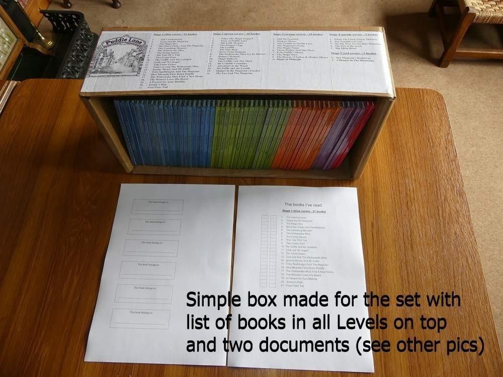 Complete Set of 54 Puddle Lane Ladybird Readers (Reading Programme 21