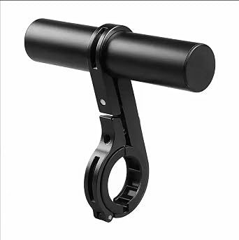 Bike Handlebar Extender,Aluminum Alloy Handlebar Extensions Double Bike Handlebar Bracket For Bike Mounts,Extender Bars, Headlights,Light Lamp