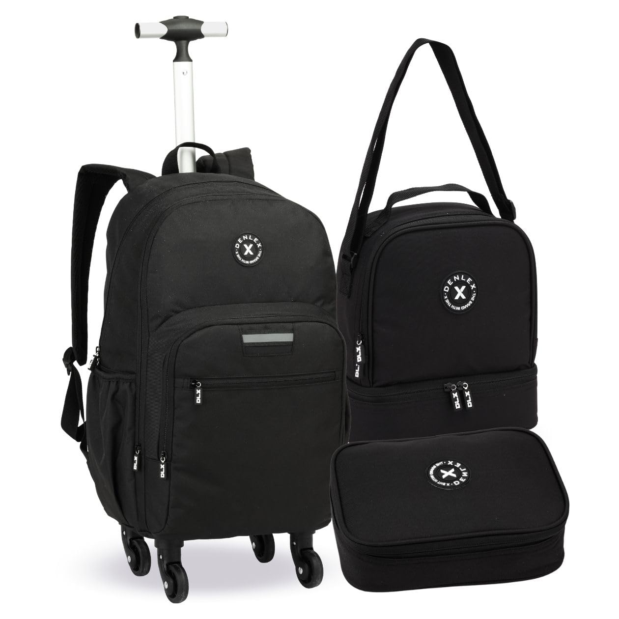 Kit Mochila Masculina Escolar Juvenil com 4 Rodinhas 360, Lancheira Térmica Adolescente e Mega Estojo, 3 Peças, Preto em promoção! Veja a oferta e mais achadinhos de Mochilas escolares 2 Hoje é o melhor dia para comprar Kit Mochila Masculina Escolar Juvenil com 4 Rodinhas 360, Lancheira Térmica Adolescente e Mega Estojo, 3 Peças, Preto com aquele preço maroto! Promoção! Aproveite a oferta! 2